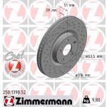 Brzdový kotouč ZIMMERMANN 250.1398.52