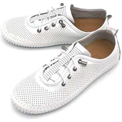 Klop dámské kožené polobotky 032 1654 bílé Bílá – Hledejceny.cz