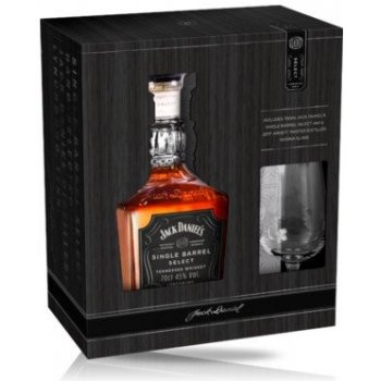 Jack Daniel's Single Barrel 47% 0,7 l (dárkové balení 1 sklenice)