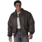 Bunda Rothco kožená A2 flight hnědá – Zboží Mobilmania