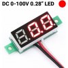 Voltmetry Neven V18D DC0-100V 0.28' LED digitální voltmetr červená