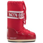 Moon Boot Icon Nylon red – Zboží Dáma