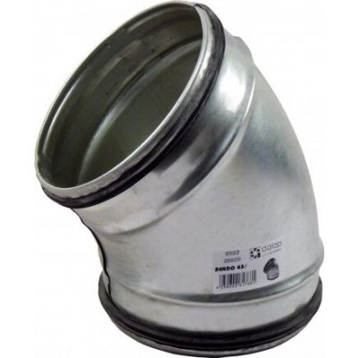 Dalap BEND-O 45 150 Kovové koleno kulaté 45° s těsnící gumou Ø 150 mm – Hledejceny.cz
