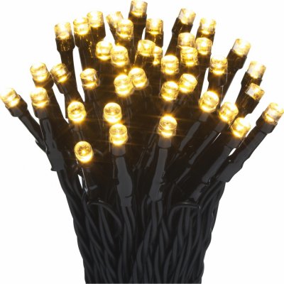 VLC LED světelný řetěz 80 x LED teplá bílá IP44 černý 6,22 m – Hledejceny.cz