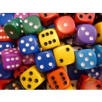 Kostka jednobarevná D6 16mm – Zboží Živě
