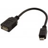 usb kabel Roline 11.02.8311 USB 2.0 , USB A(F) - microUSB B(M), OTG, 0,15m