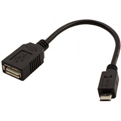 Roline 11.02.8311 USB 2.0 , USB A(F) - microUSB B(M), OTG, 0,15m – Zbozi.Blesk.cz