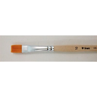 Lineo Štětec plochý syntetický 579/10 Krátká rukojeť – Zboží Mobilmania