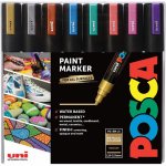 Uni Posca 5M sada 8ks metalické – Zbozi.Blesk.cz