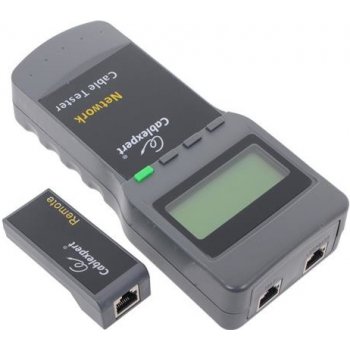 Gembird Zkoušečka kabelů Digital network cable tester RJ45 (Cat 5E, 6E, coaxial, telephone)