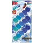 Dr. Devil WC Bicolor 5ball závěsný WC blok Polar aqua 3 x 35 g – Zboží Dáma