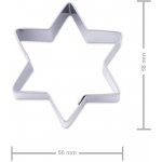 Vykrajovátko hvězda 58×50mm - 1 ks – Hledejceny.cz