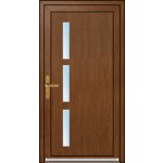 OknaDvereNaMiru.cz Vchodové plastové dveře STYL Julie zlatý dub 90 x 215 cm – Zboží Mobilmania