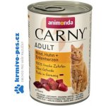 Carny Adult hovězí kuře & kachní srdce 400 g – Zboží Mobilmania