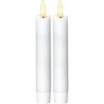 Star trading 2x LED svíčka FLAMME V.15 cm bílá – Hledejceny.cz