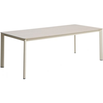 Kave Home Anafi 220 x 100 cm Béžový stůl s keramickou deskou – Hledejceny.cz