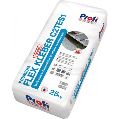 Lepidlo na obklady a dlažbu Flex Kleber PREMIUM, C2TES1, pytel 25kg, Profi – HobbyKompas.cz