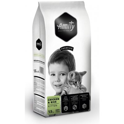 Amity Premium Kitten chicken rice 1,5 kg