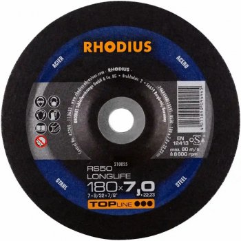 Rhodius Brusný kotouč 180 x 7,0 x 22,23 mm 210055