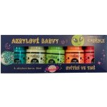 Cadence akrylové barvy sada 5 ks 30 ml svítící ve tmě – Zboží Mobilmania