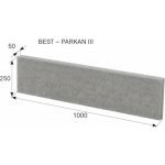 Best Parkan III obrubník 100 x 25 x 5 cm přírodní beton 1 ks – Hledejceny.cz