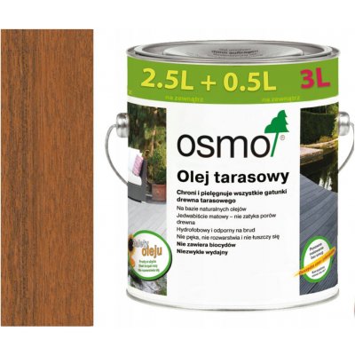 Osmo 006 Terasový olej 3 l Bangkirai přírodní – Zboží Mobilmania