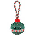 Dog Fantasy Winter Tale ozdoba vánoční pískací zelená 30 cm – Zboží Mobilmania