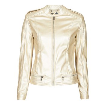 Guess kožená bunda New Tammy jacket zlatá od 2 760 Kč - Heureka.cz
