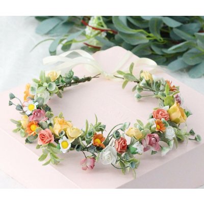 Naishide Jewelry Letní květinový věneček do vlasů ROSE – Hledejceny.cz