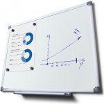 Jansen Display Scritto enamel popisovatelná magnetická tabule whiteboard 450 x 600 mm