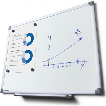 Jansen Display Scritto enamel popisovatelná magnetická tabule whiteboard 1000 x 2000 mm