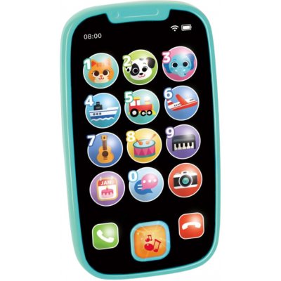 Bo Jungle Mobilní telefon B-My First Smart Phone modrý 1 ks – Zboží Mobilmania