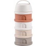 Beaba sada kelímků na sušené mléko cotton white terracotta – Sleviste.cz