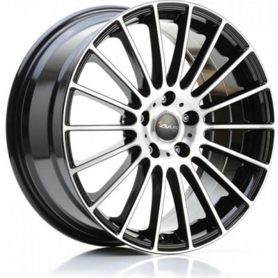 AVUS Racing AC-M03 7,5x18 4x100 ET36 black polished – Sleviste.cz