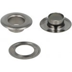 Kovové průchodky 10 mm Chrom - 10 ks – Zboží Dáma