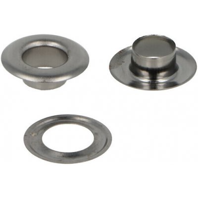 Kovové průchodky 10 mm Chrom - 10 ks – Zboží Dáma