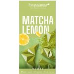Benjamissímo Matcha Lemon Bio Veganská bílá čokoláda s matcha čajem a citrónovým olejem 60 g – Zboží Dáma