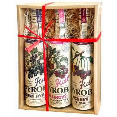 Kitl Syrob Černý rybíz a Malina a Višeň 3 x 0,5 l – Hledejceny.cz
