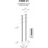 Hřebík Hřebíky s kroužky OMER CNW 21/45 R ZN