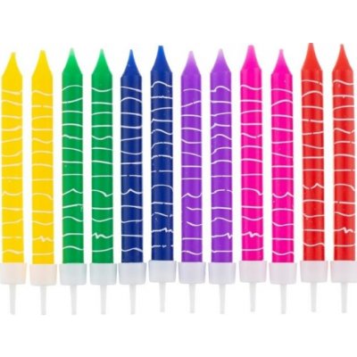 GoDan Dortové narozeninové svíčky Pastelky – Zboží Dáma