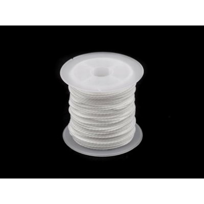 Šnůrka PES kroucená Ø1 mm voskovaná Off White 1ks – Zbozi.Blesk.cz