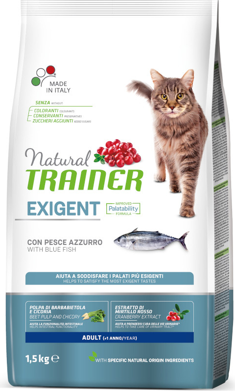 Natural Trainer Adult Exigent Blue Fish 2 x 1,5 kg