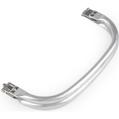 Prima-obchod Rám hliníkový / ucho na výrobu tašky, barva 2 (19x9 cm) barva nikl – Hledejceny.cz