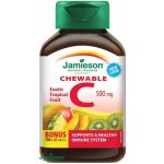 Jamieson Vitamin C 500 mg tropické ovoce cucací 120 tablet – Hledejceny.cz