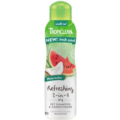 Tropiclean 2 v 1 šampon s kondicionérem papája a kokos 355 ml – Zboží Dáma