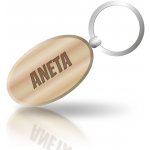 Přívěsek na klíče se jménem Aneta – Zboží Mobilmania