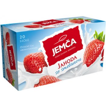 Jemča Jahody se smetanou ovocný čaj 20 x 2 g