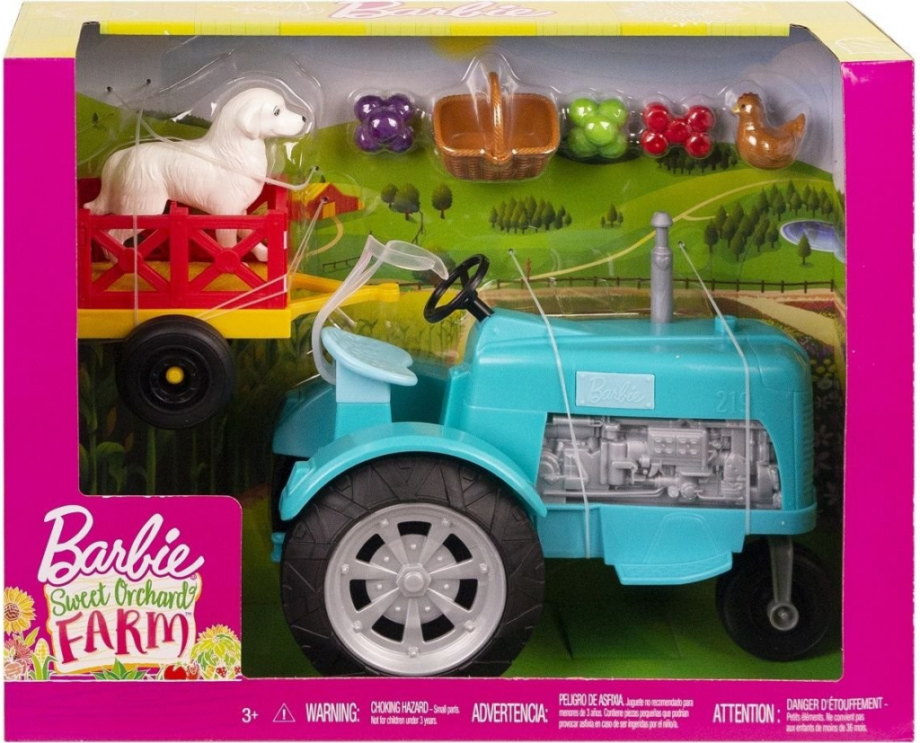 MATTEL Barbie Herní set Farma modrý traktor od 568 Kč - Heureka.cz