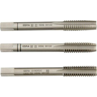 GSR B00105210 ruční závitník metrický M8 DIN 352 HSS-G 3 ks – Hledejceny.cz