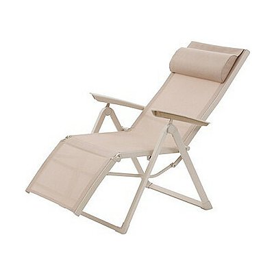 DEOKORK Hliníkové křeslo relaxační MALTA ivory – Hledejceny.cz